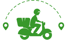 Delivery rápido no almoço e no jantar